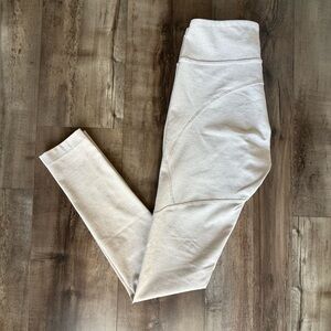 Outdoor Voices TechSweat 7/8 Leggings in Cream